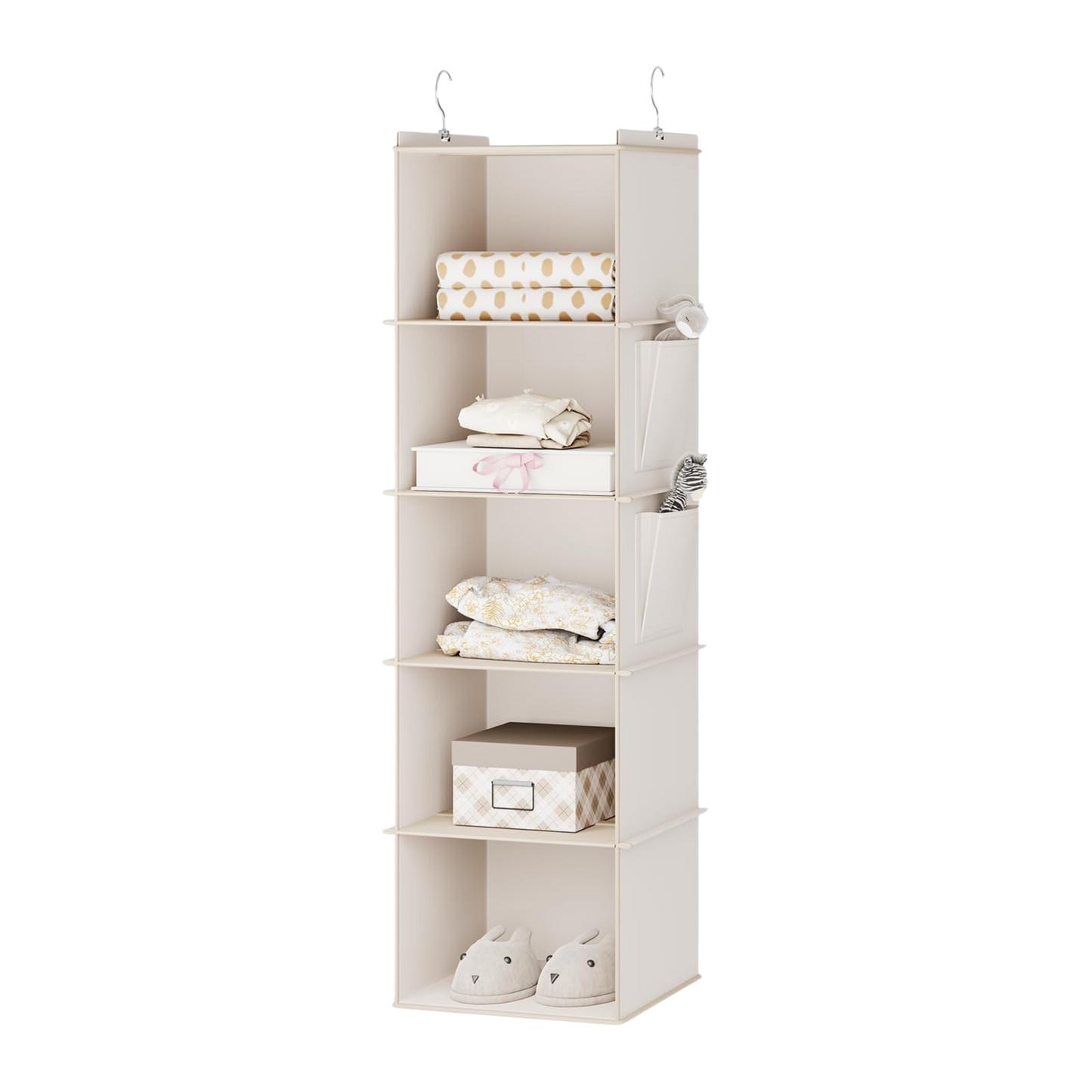 Premium 5-Shelf Hanging Closet Organizer
