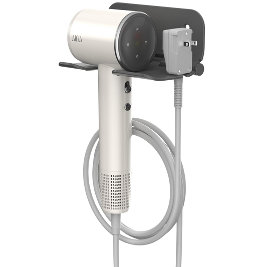 Foldable Hair Dryer Holder Wall Mount